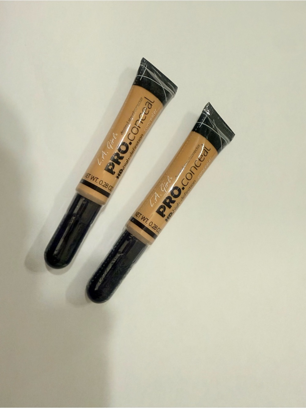 LA Girl Pro Conceal Full Coverage Concealer - Medium Beige(Set of 2)